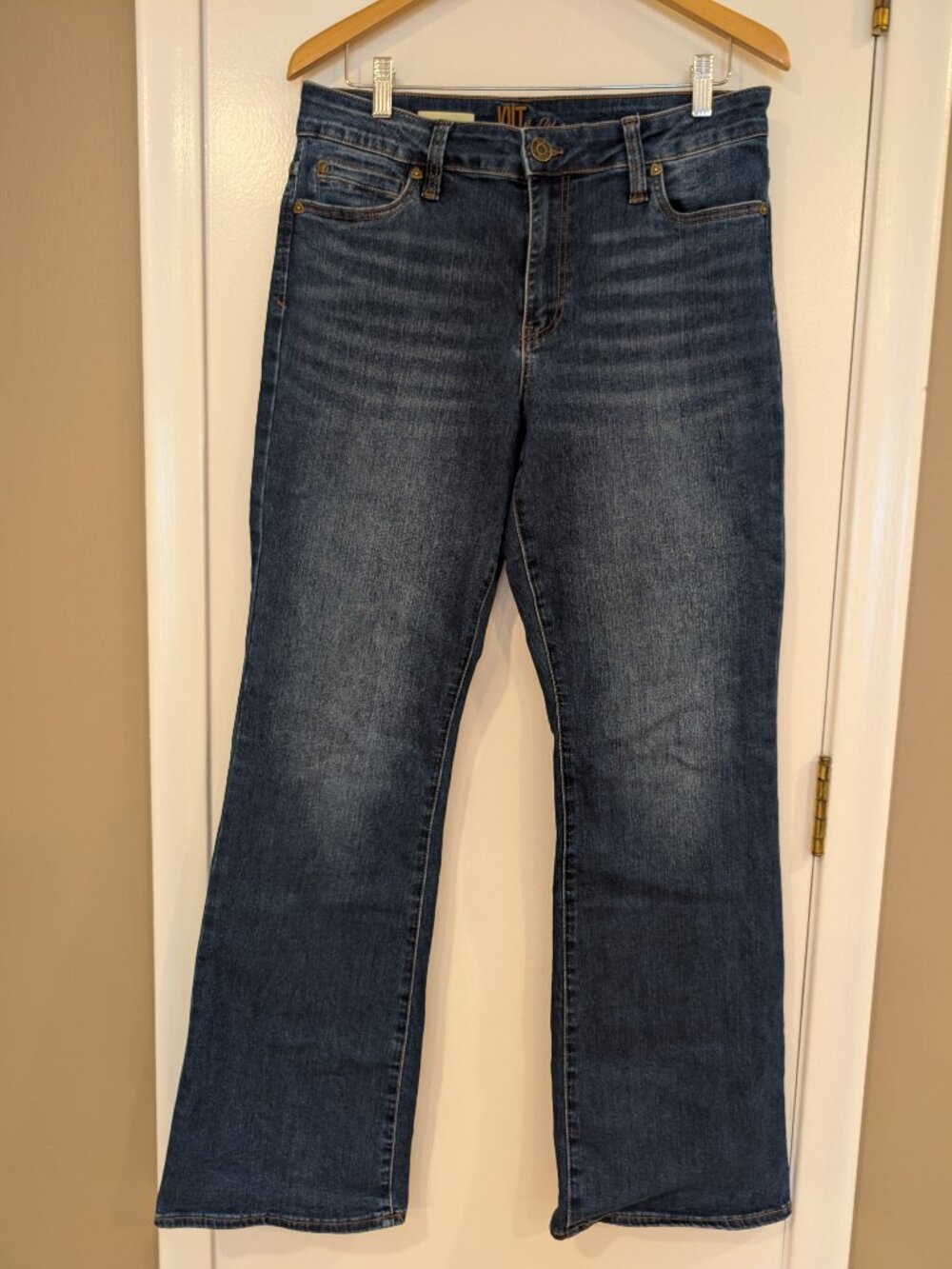 Kut from the Kloth Nicole High Waist Bootcut Jeans Size 12 - Picture 3 of 13